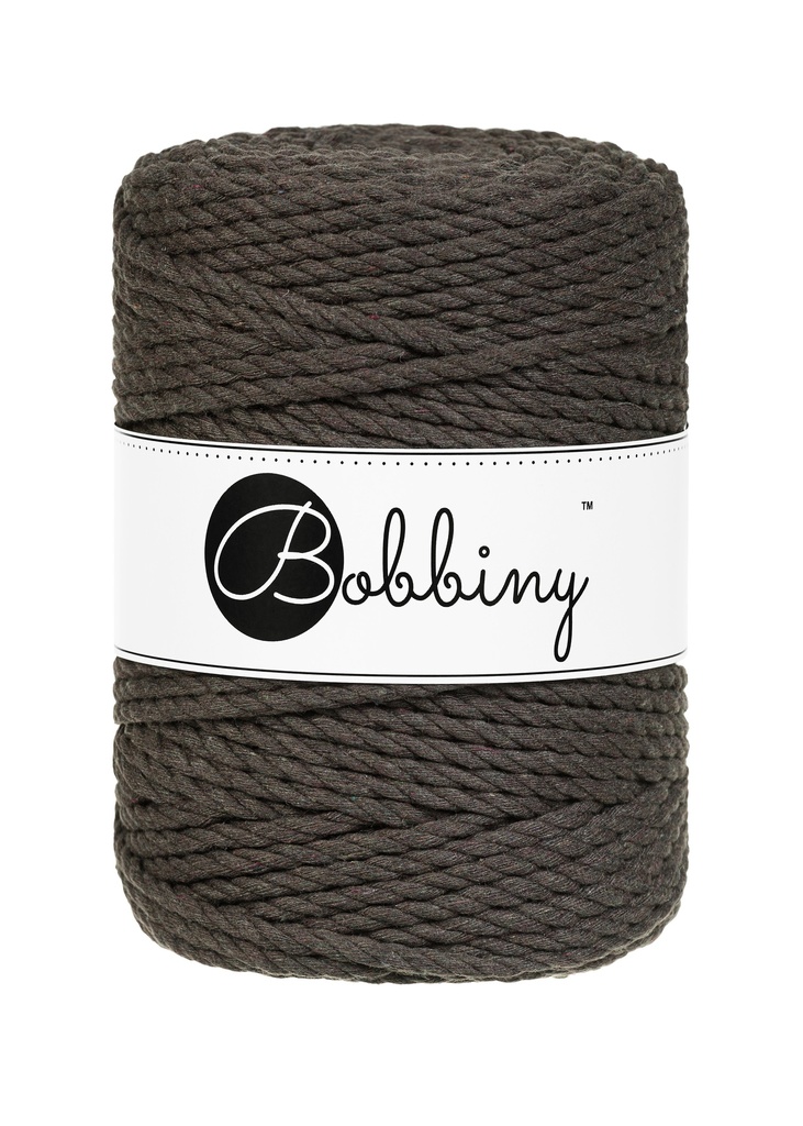 Corde Macramé Torsadé 5mm Bobbiny - Couleur Espresso