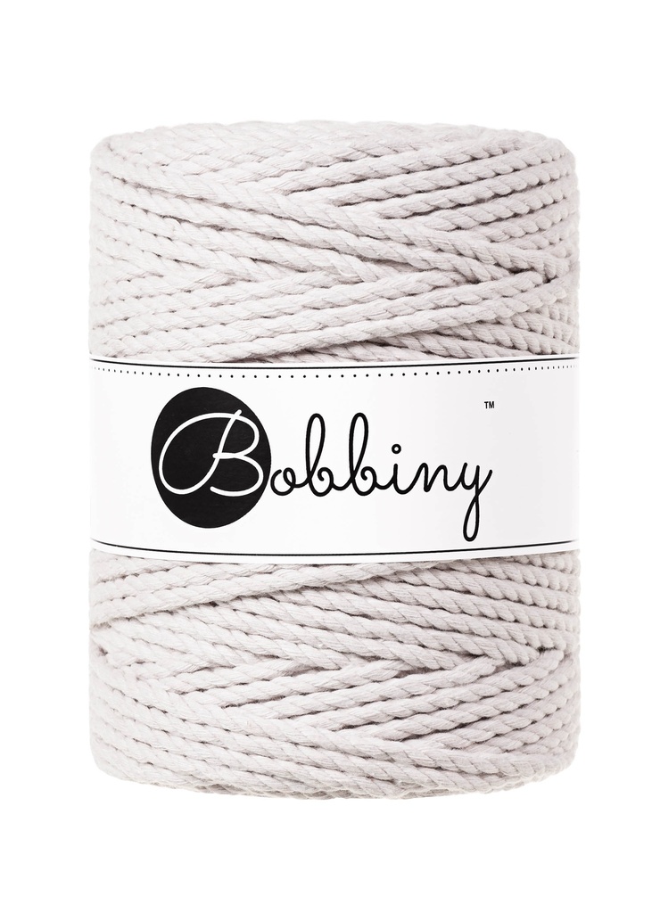 Corde Macramé Torsadé 5mm Bobbiny - Couleur Moonlight