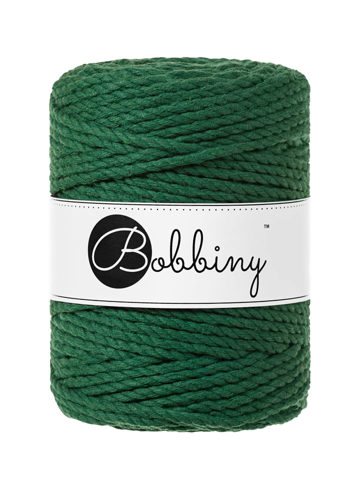Corde Macramé Torsadé 5mm Bobbiny - Couleur Pine Green