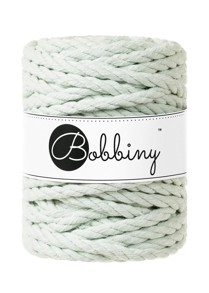 Corde Macramé Torsadé 9mm Bobbiny - Couleur Milky Green