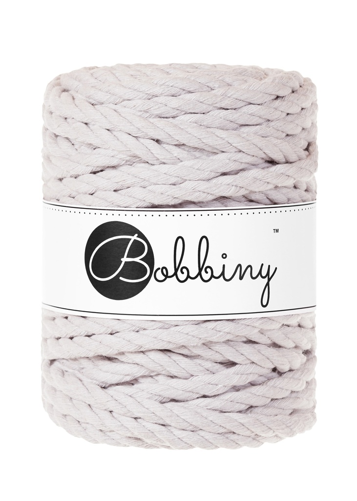 Corde Macramé Torsadé 9mm Bobbiny - Couleur Moonlight
