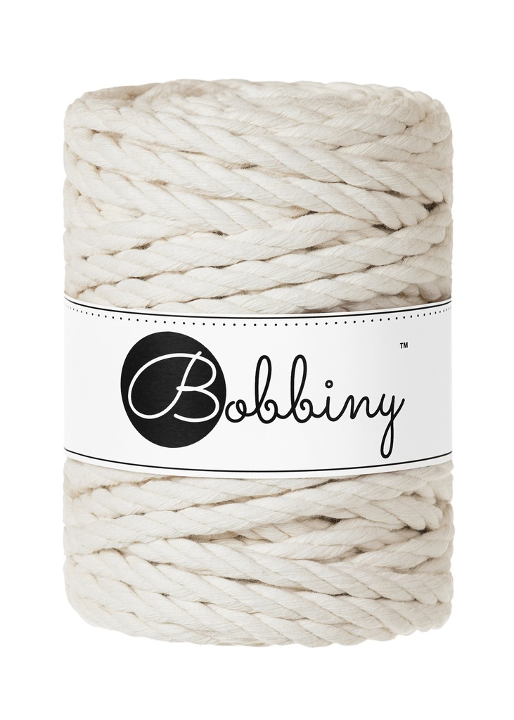 Corde Macramé Torsadé 9mm Bobbiny - Couleur Natural