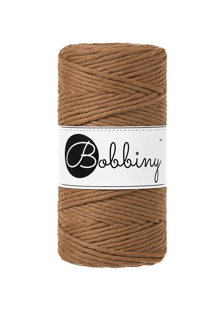 Corde Macramé Peigné 3mm Bobbiny - Couleur Caramel