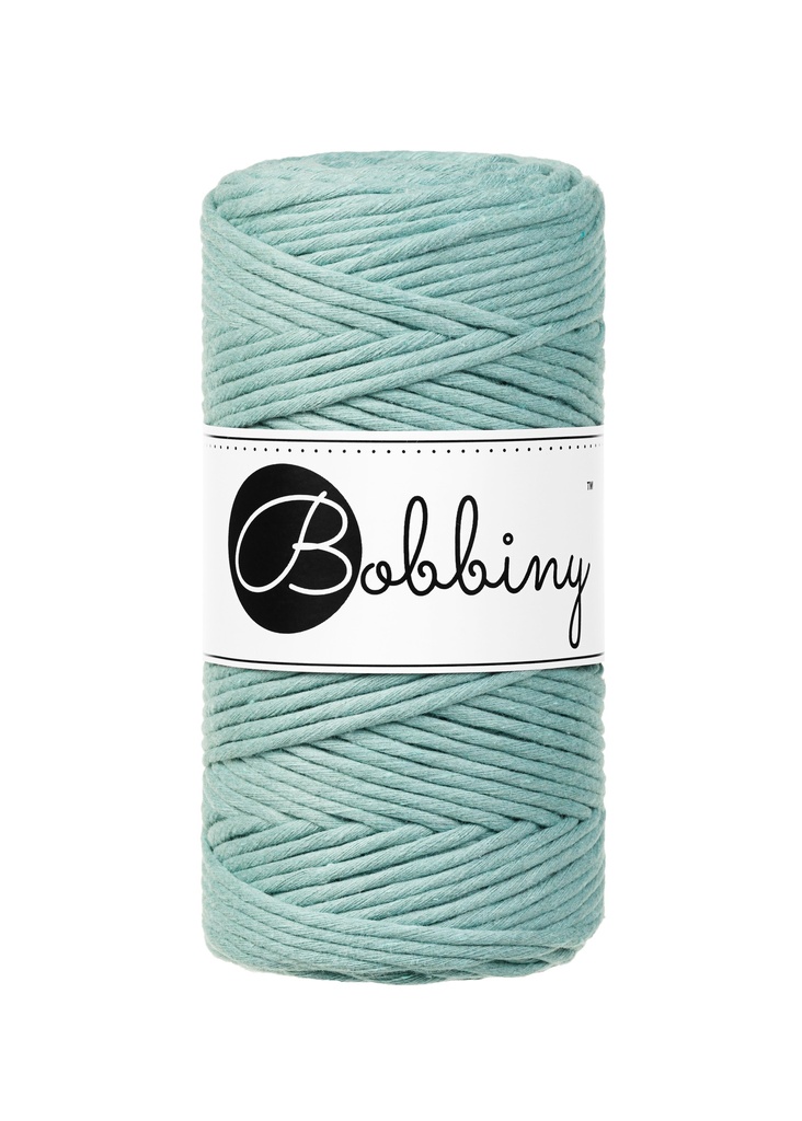 Corde Macramé Peigné 3mm Bobbiny - Couleur Duck Egg Blue
