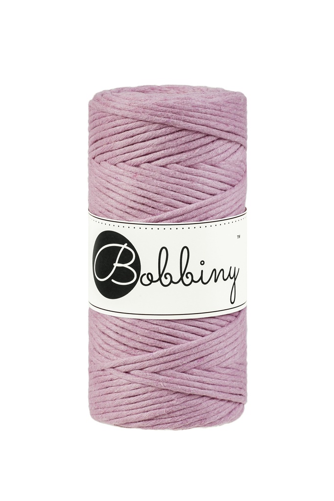 Corde Macramé Peigné 3mm Bobbiny - Couleur Dusty Pink