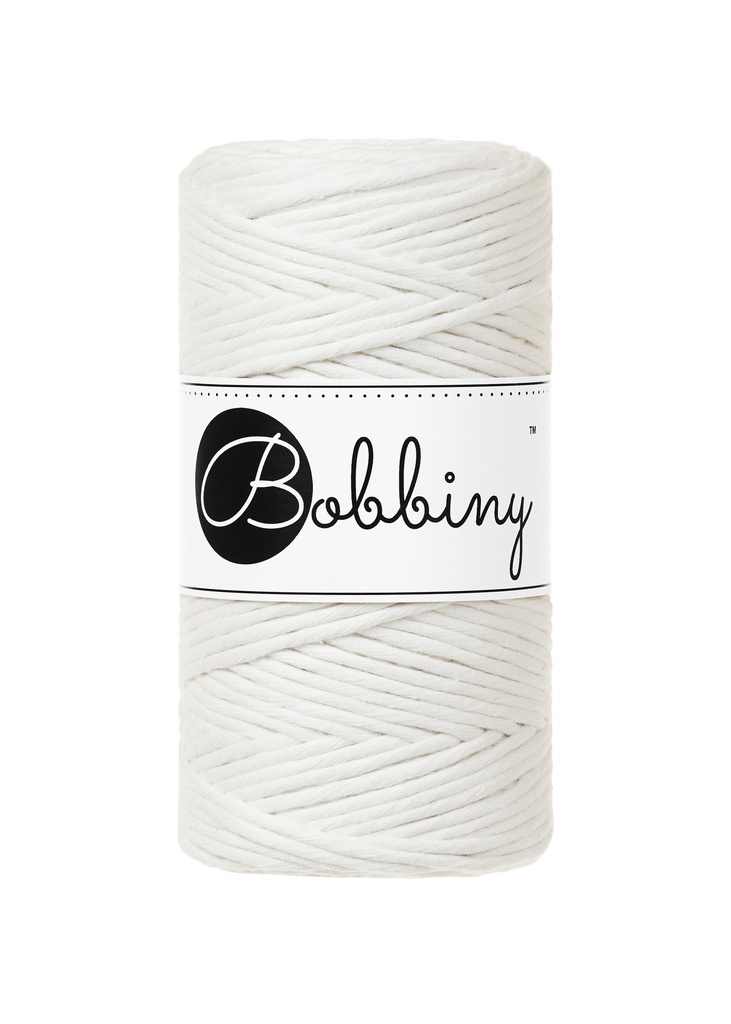Corde Macramé Peigné 3mm Bobbiny - Couleur Off White