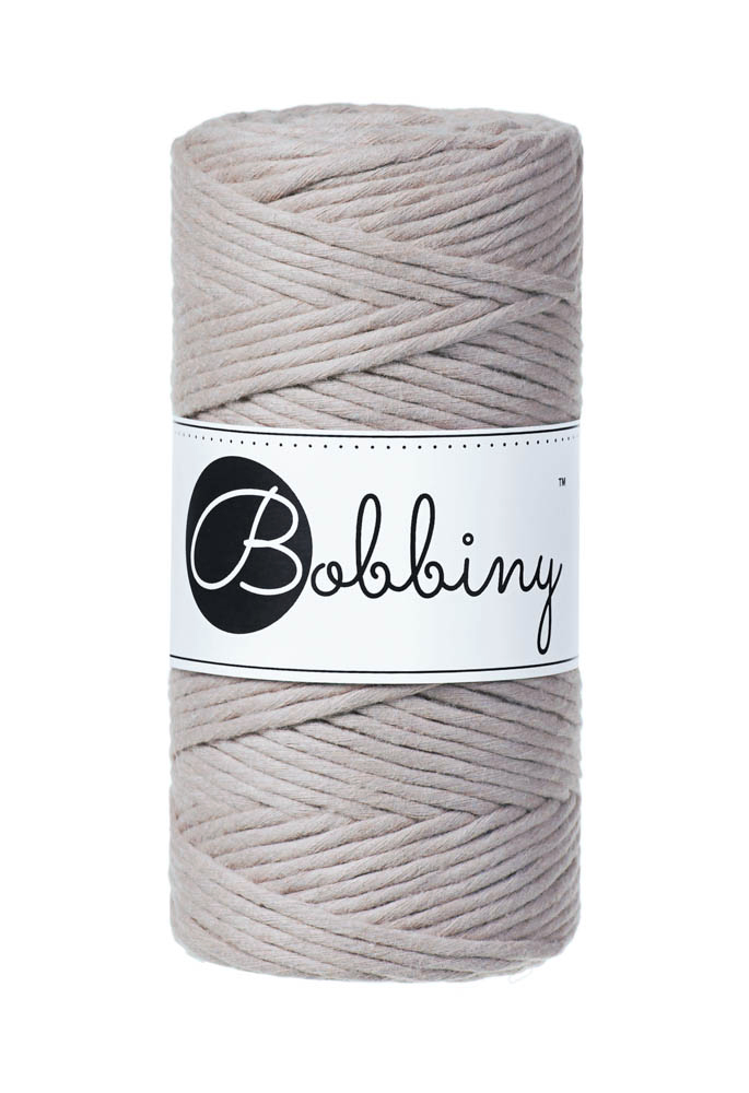 Corde Macramé Peigné 3mm Bobbiny - Couleur Pearl