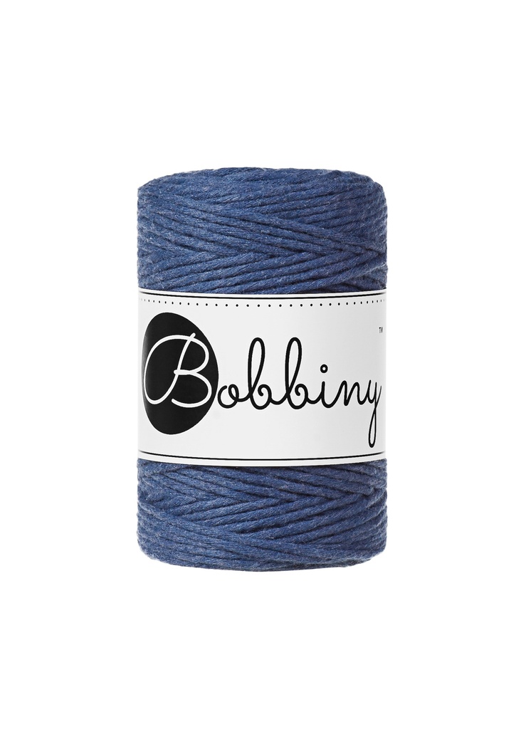 Corde Macramé Peigné 1,5mm Bobbiny - Couleur Jeans