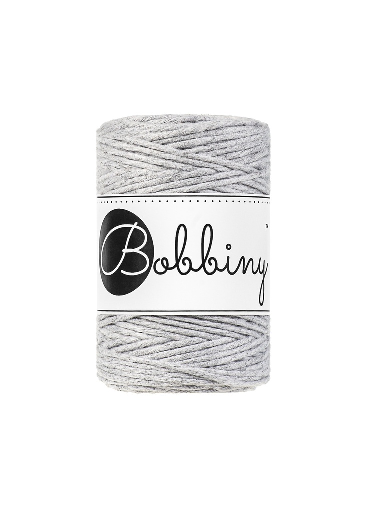 Corde Macramé Peigné 1,5mm Bobbiny - Couleur Light Grey