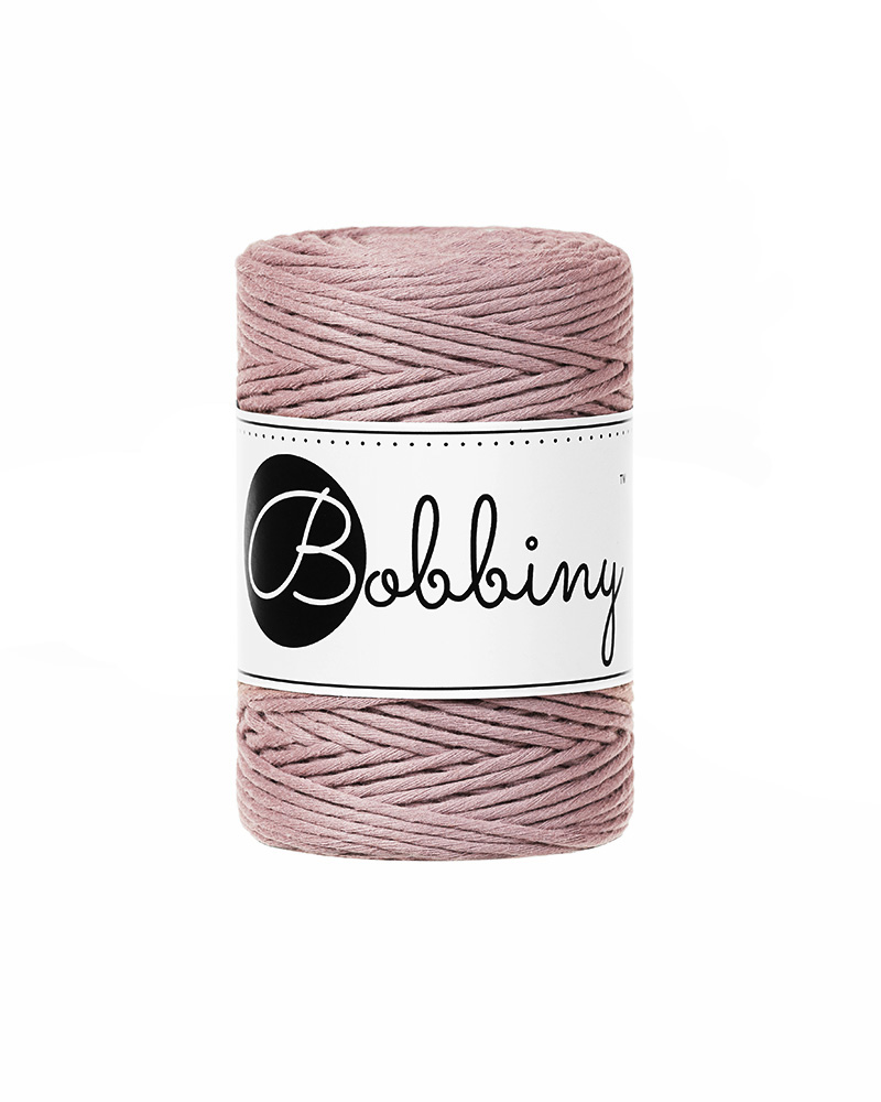 Corde Macramé Peigné 1,5mm Bobbiny - Couleur Mauve