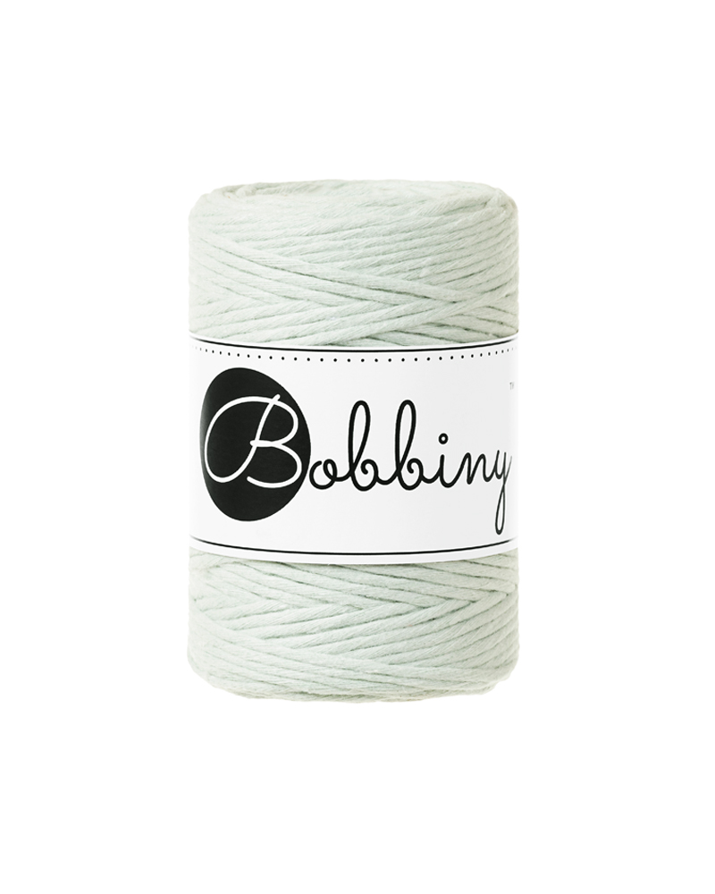 Corde Macramé Peigné 1,5mm Bobbiny - Couleur Milky Green