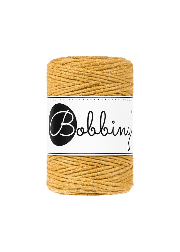 Corde Macramé Peigné 1,5mm Bobbiny - Couleur Mustard