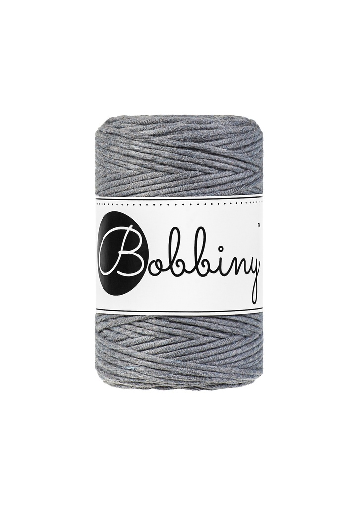 Corde Macramé Peigné 1,5mm Bobbiny - Couleur Steel