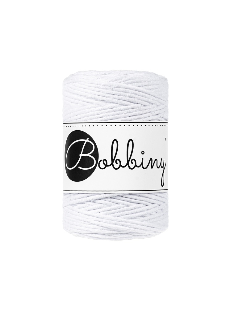 Corde Macramé Peigné 1,5mm Bobbiny - Couleur White