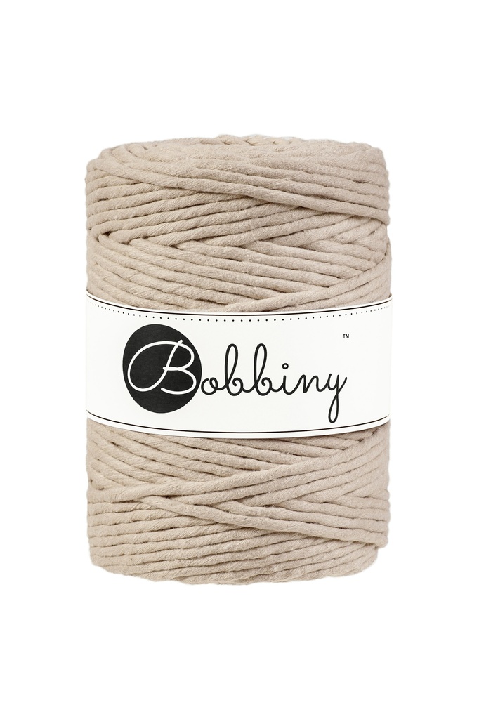 Corde Macramé Peigné 5mm Bobbiny - Couleur Beige