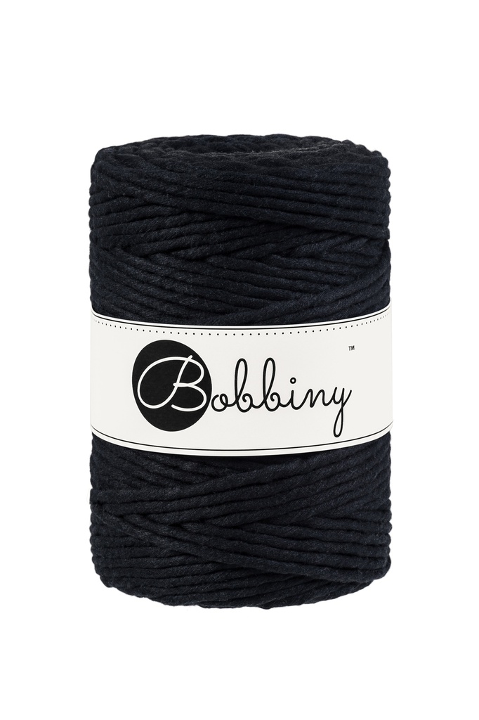 Corde Macramé Peigné 5mm Bobbiny - Couleur Black