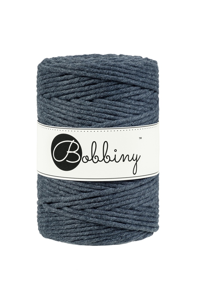 Corde Macramé Peigné 5mm Bobbiny - Couleur Charcoal