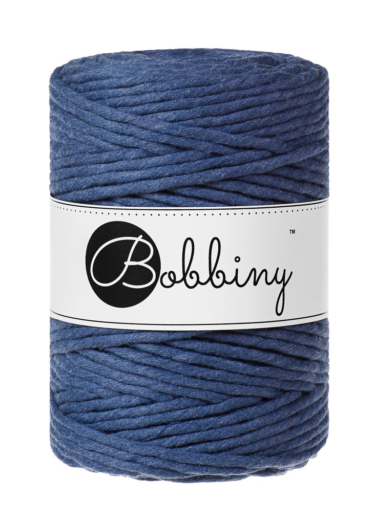 Corde Macramé Peigné 5mm Bobbiny - Couleur Jeans