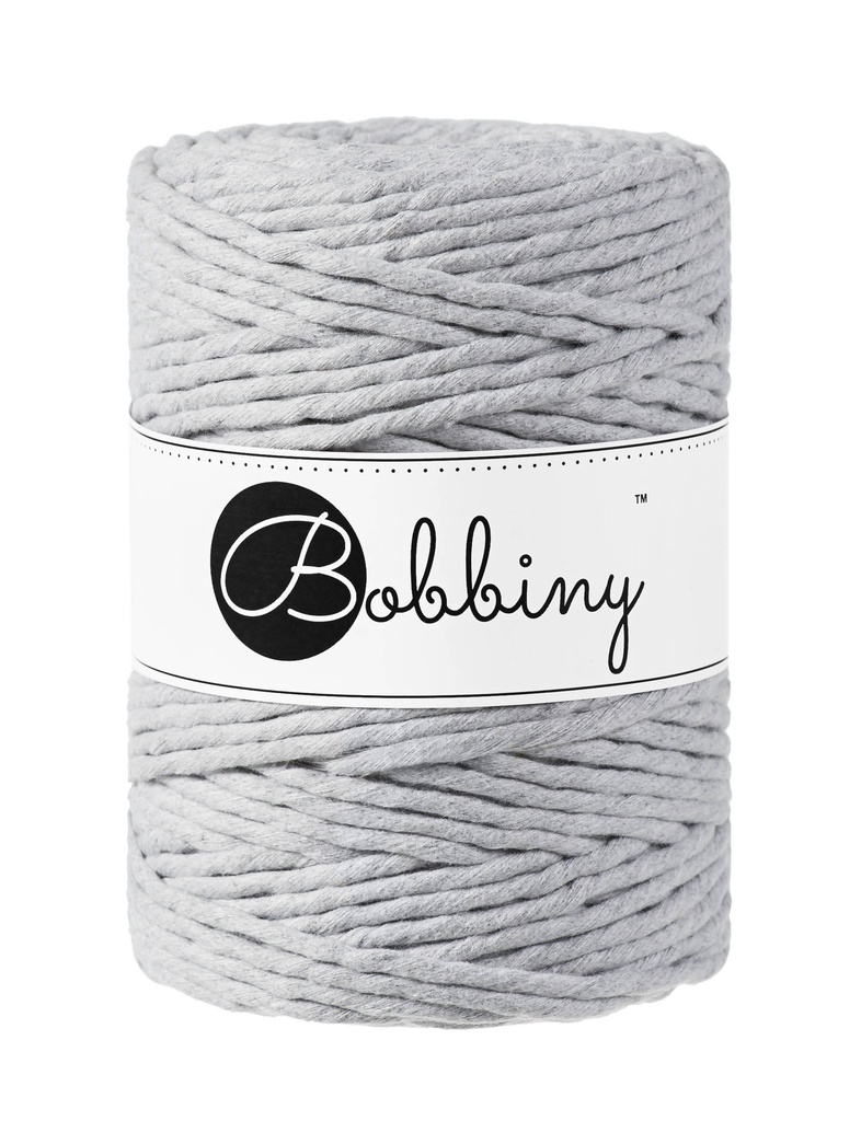 Corde Macramé Peigné 5mm Bobbiny - Couleur Light Grey