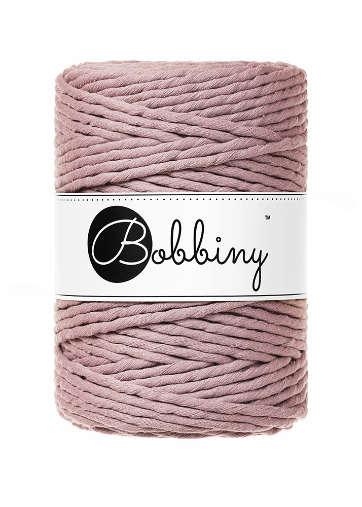 Corde Macramé Peigné 5mm Bobbiny - Couleur Mauve