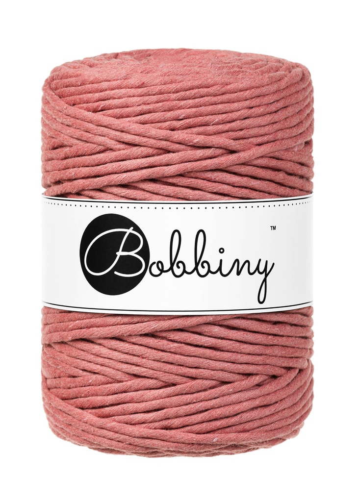 Corde Macramé Peigné 5mm Bobbiny - Couleur Peony