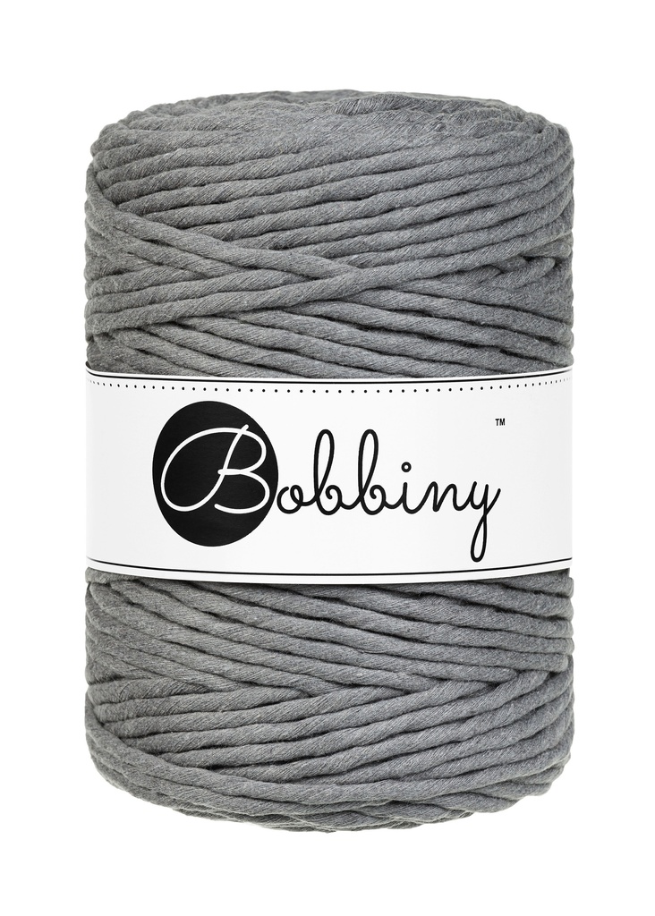 Corde Macramé Peigné 5mm Bobbiny - Couleur Stone Grey