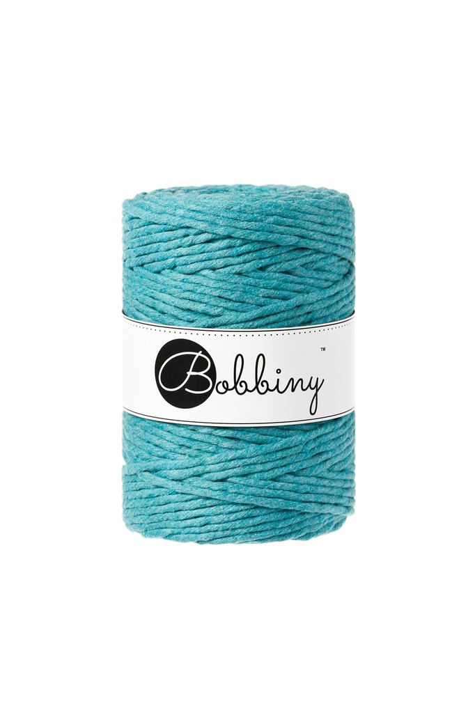 Corde Macramé Peigné 5mm Bobbiny - Couleur Teal