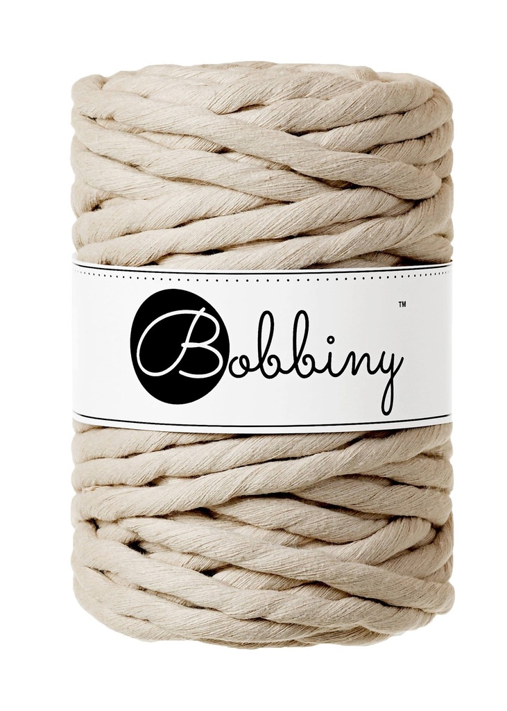 Corde Macramé Peigné 9mm Bobbiny - Couleur Beige