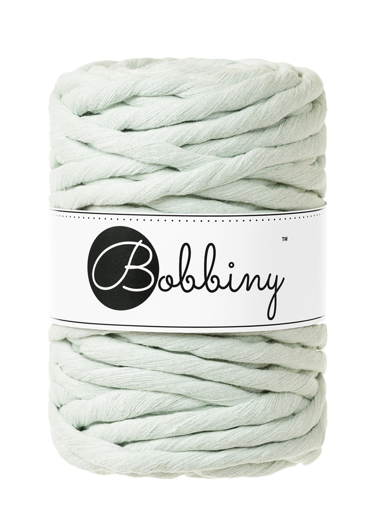 Corde Macramé Peigné 9mm Bobbiny - Couleur Milky Green