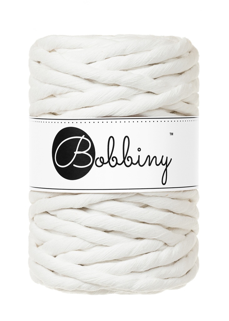 Corde Macramé Peigné 9mm Bobbiny - Couleur Off White