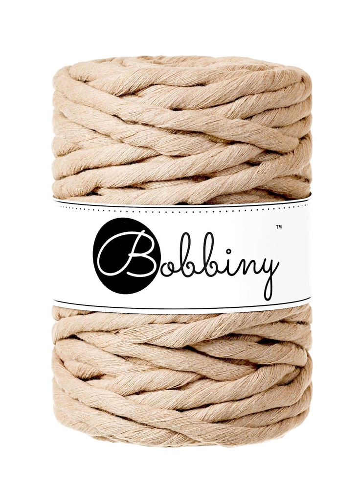 Corde Macramé Peigné 9mm Bobbiny - Couleur Sand