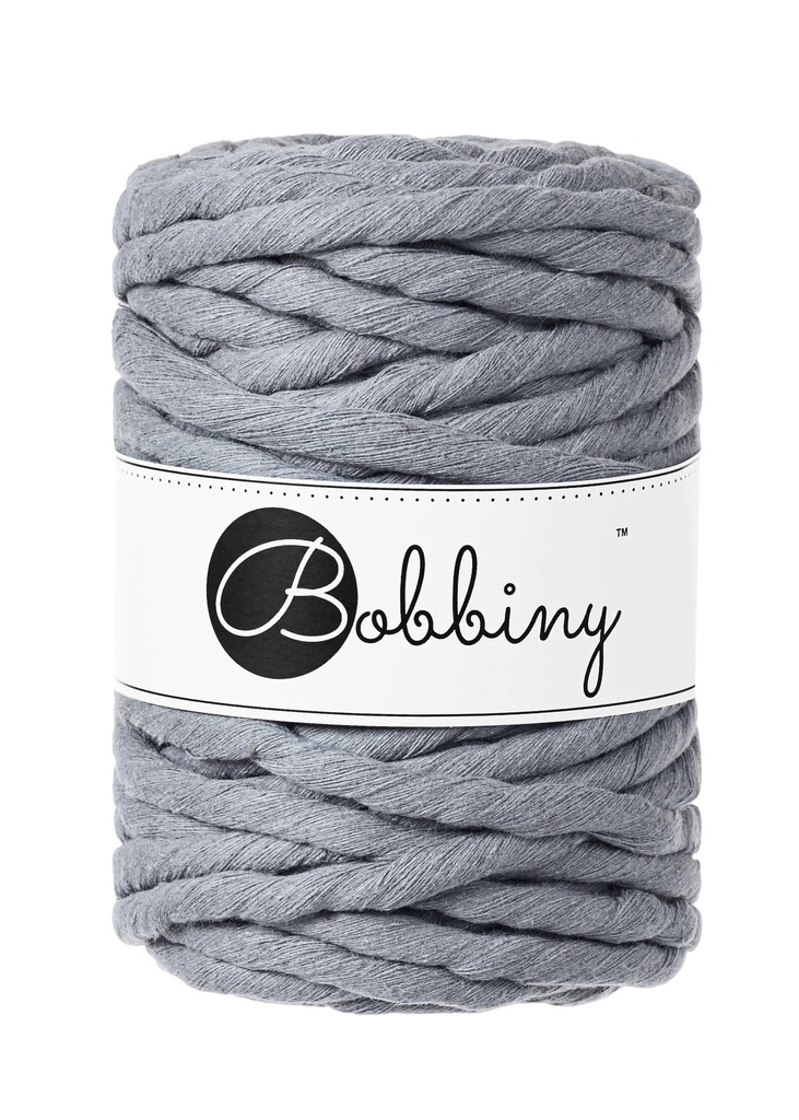 Corde Macramé Peigné 9mm Bobbiny - Couleur Steel