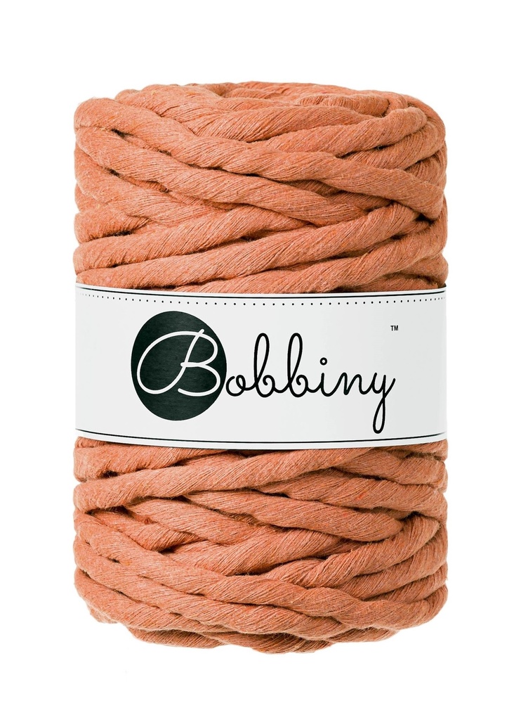 Corde Macramé Peigné 9mm Bobbiny - Couleur Terracotta