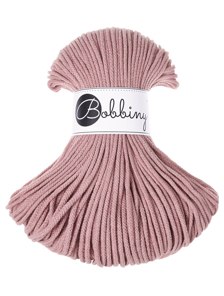 Corde Macramé Tressé 3mm Bobbiny - Couleur Blush