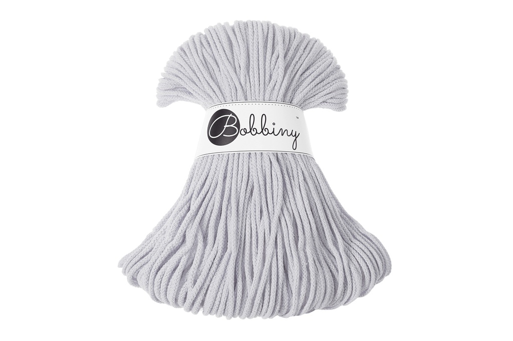 Corde Macramé Tressé 3mm Bobbiny - Couleur Light Grey