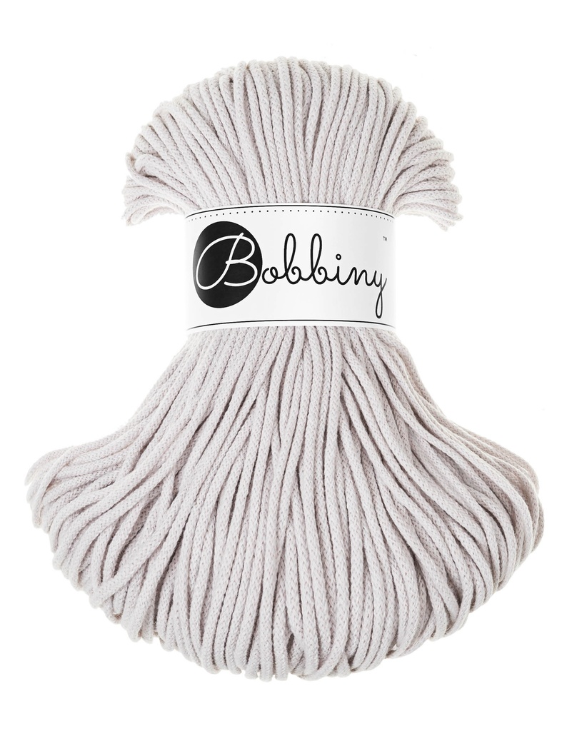Corde Macramé Tressé 3mm Bobbiny - Couleur Moonlight