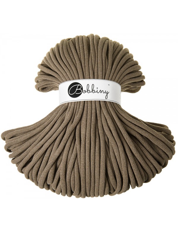 Corde Macramé Tressé 9mm Bobbiny - Couleur Coffee