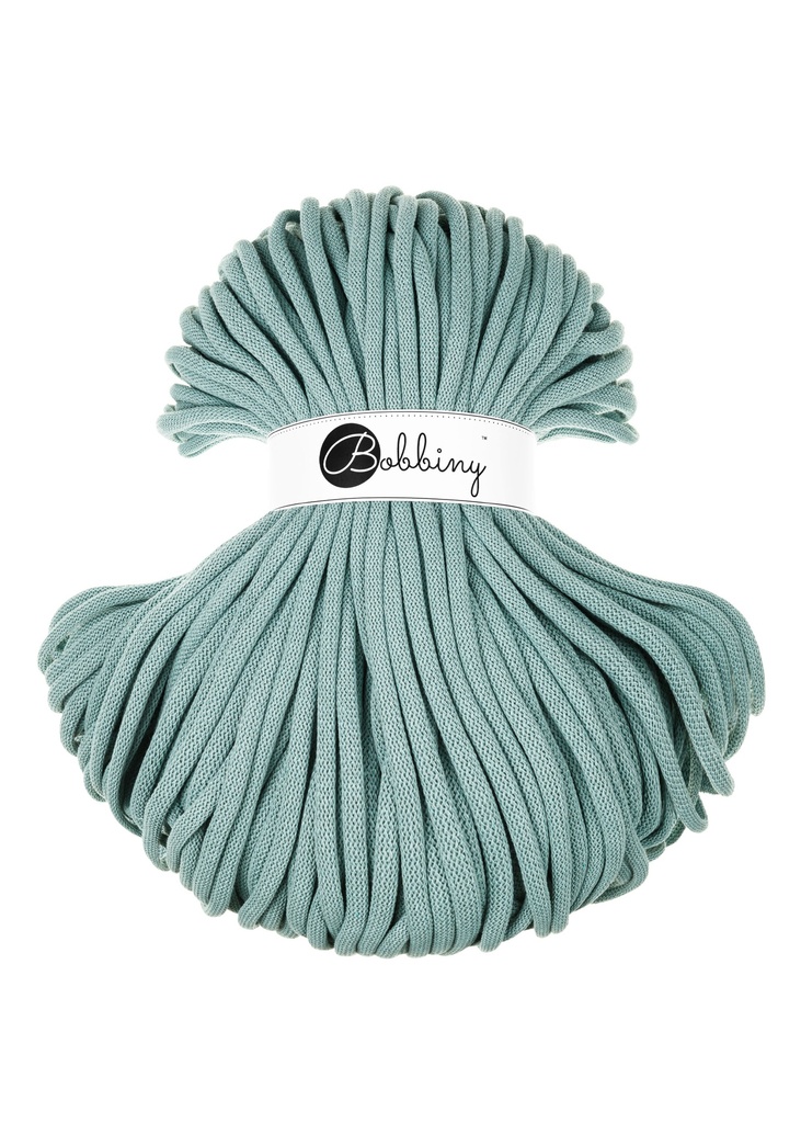 Corde Macramé Tressé 9mm Bobbiny - Couleur Duck Egg Blue