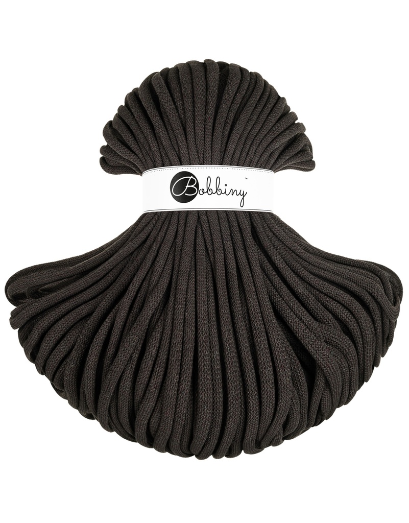 Corde Macramé Tressé 9mm Bobbiny - Couleur Espresso