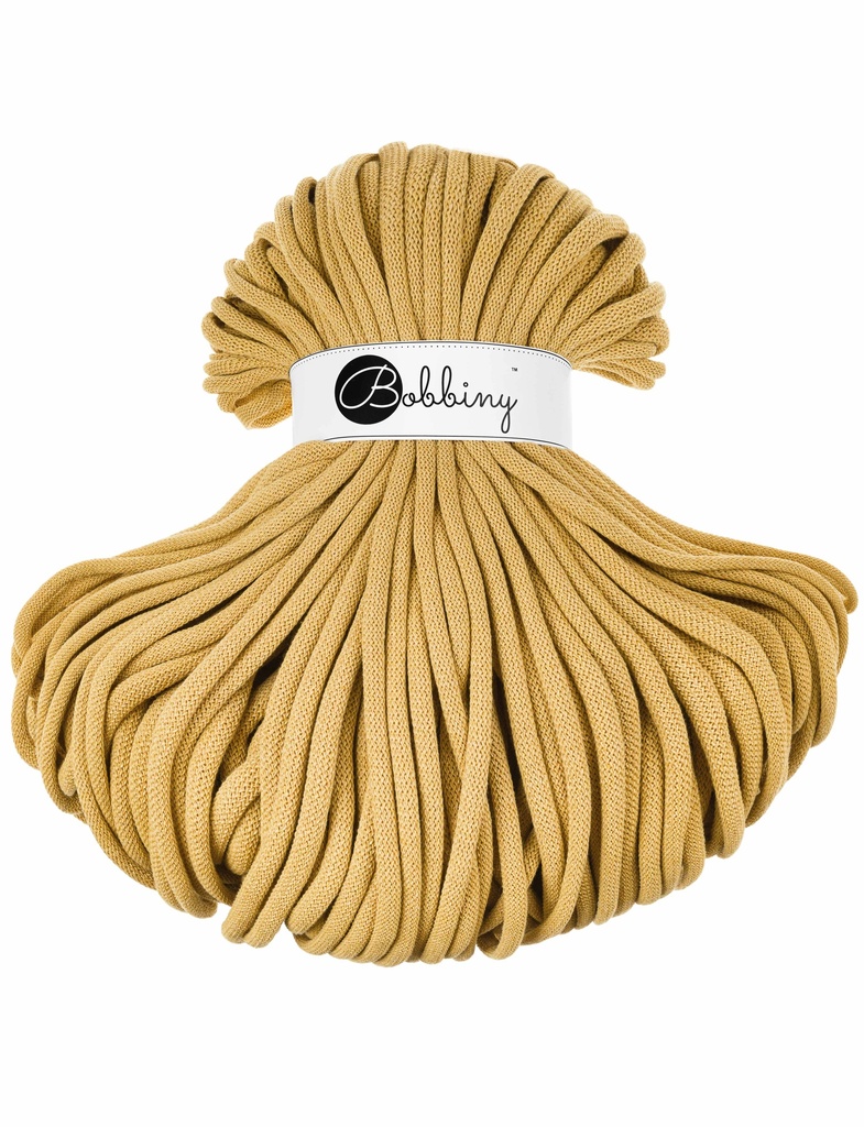 Corde Macramé Tressé 9mm Bobbiny - Couleur Honey