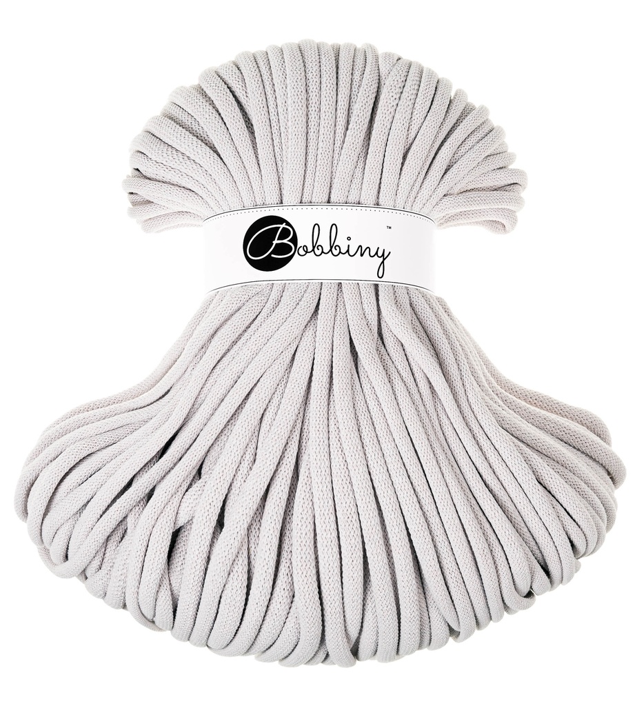 Corde Macramé Tressé 9mm Bobbiny - Couleur Moonlight