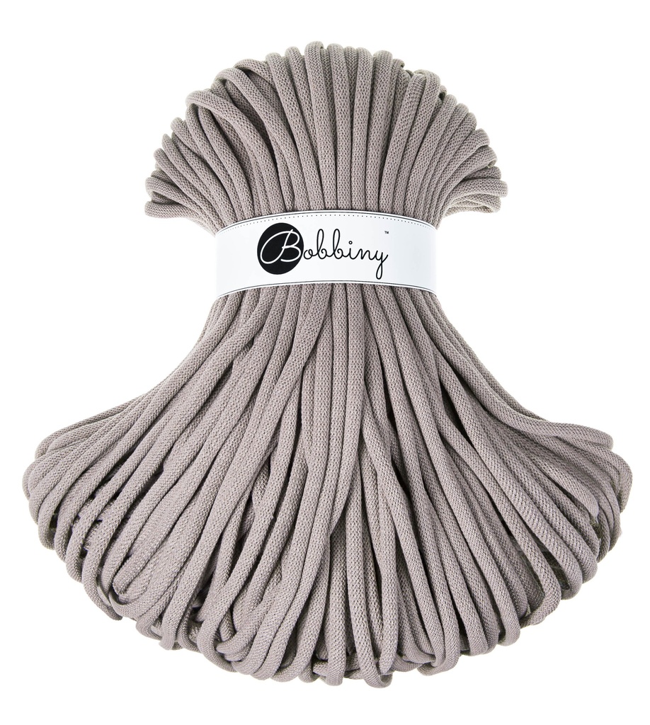 Corde Macramé Tressé 9mm Bobbiny - Couleur Pearl