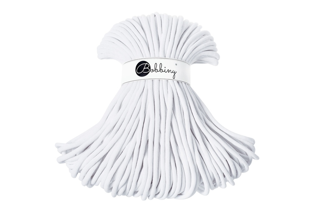 Corde Macramé Tressé 9mm Bobbiny - Couleur White