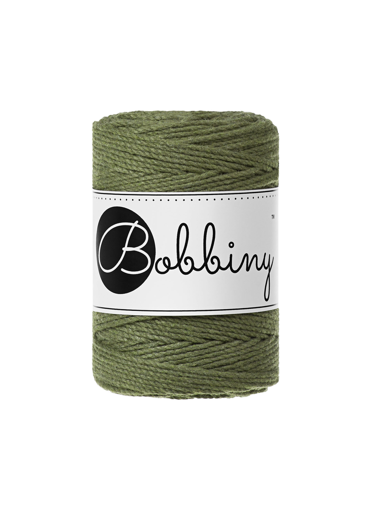 Corde Macramé Torsadé 1,5mm Bobbiny - Couleur Avocado