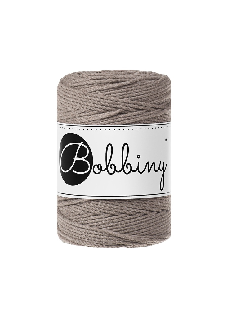 Corde Macramé Torsadé 1,5mm Bobbiny - Couleur Coffee