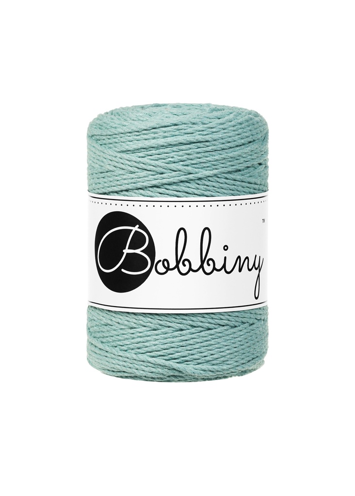 Corde Macramé Torsadé 1,5mm Bobbiny - Couleur Duck Egg Blue
