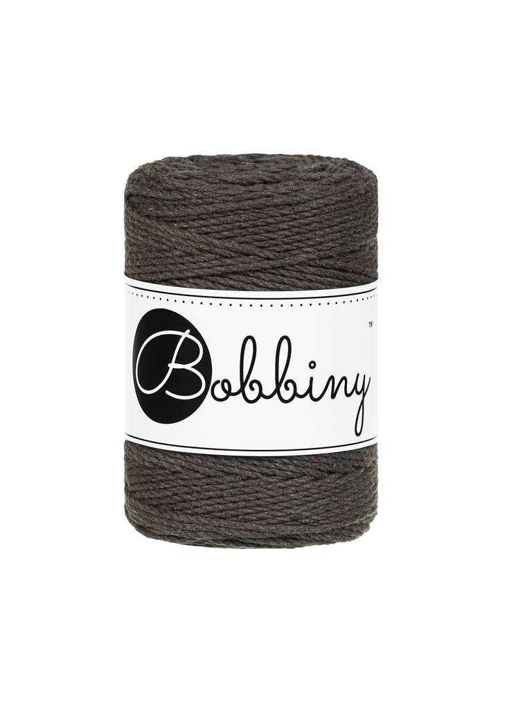 Corde Macramé Torsadé 1,5mm Bobbiny - Couleur Espresso