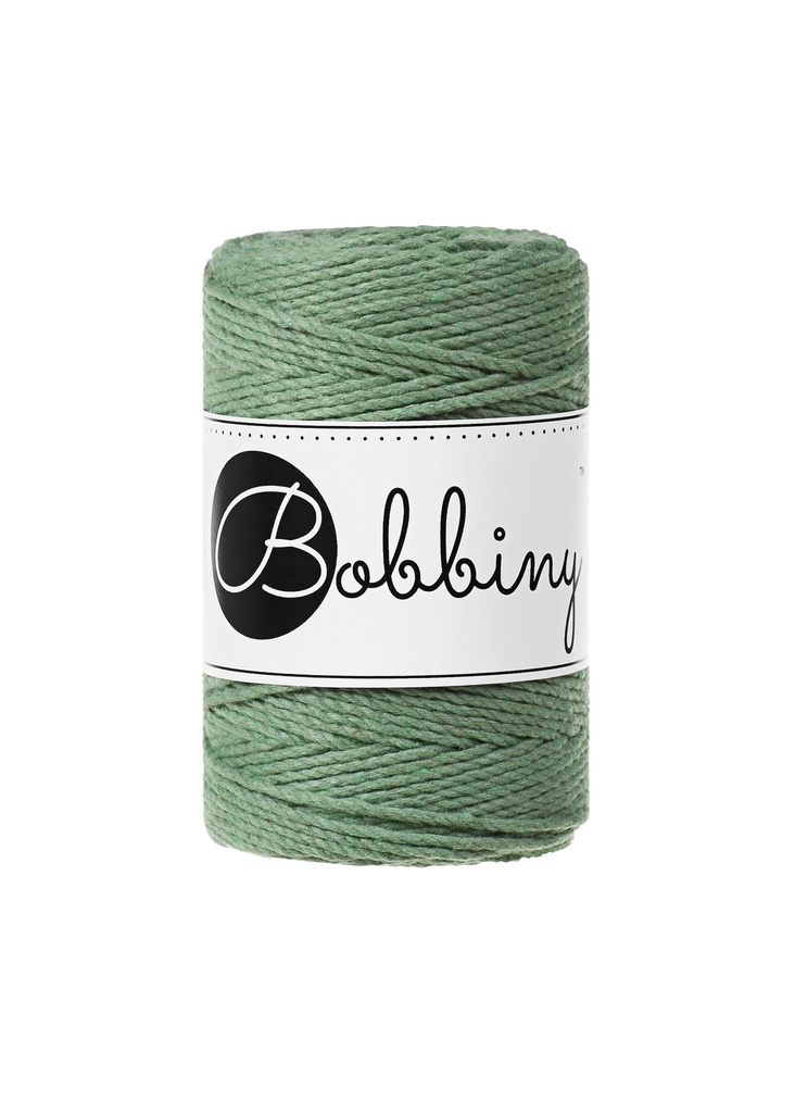 Corde Macramé Torsadé 1,5mm Bobbiny - Couleur Eucalyptus Green