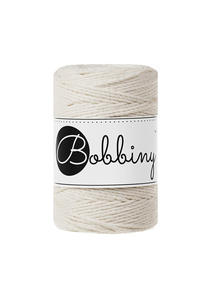 Corde Macramé Torsadé 1,5mm Bobbiny - Couleur Natural