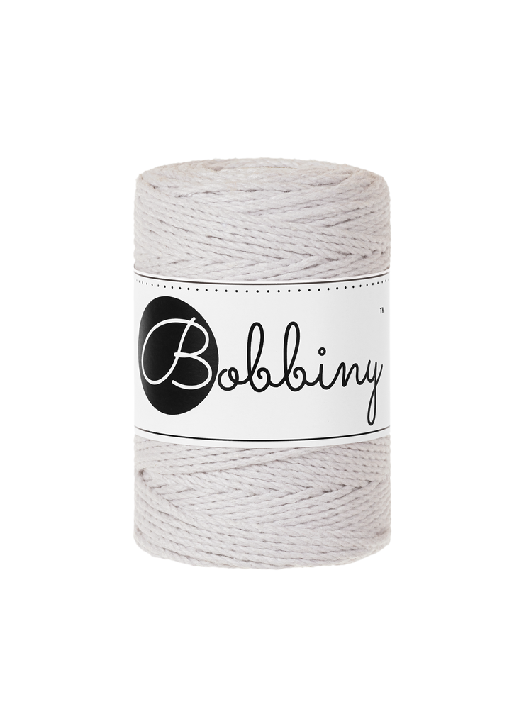 Corde Macramé Torsadé 1,5mm Bobbiny - Couleur Moonlight